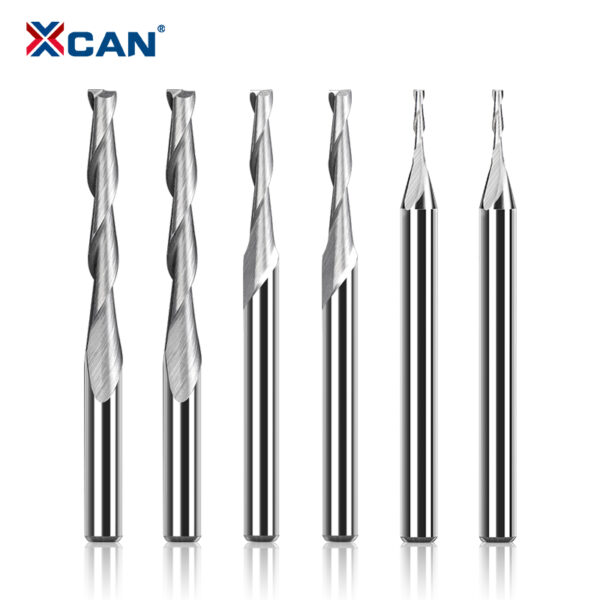 Фреза концевая спиральная двухзаходная XCAN, хвостовик 3,175 мм, 1 шт.