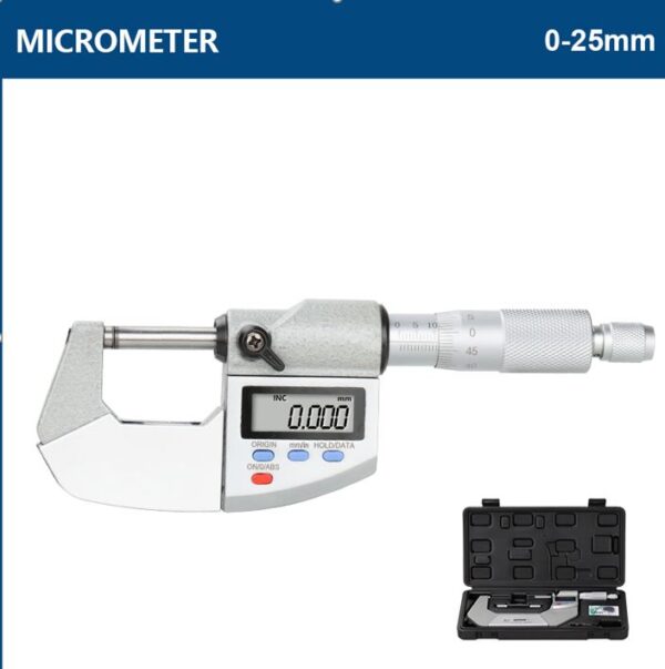 Микрометр цифровой, степень защиты IP65, 1 шт.